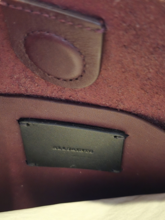AllSaints Kepi Leather Shoulder Bag - Burgundy / Oxblood